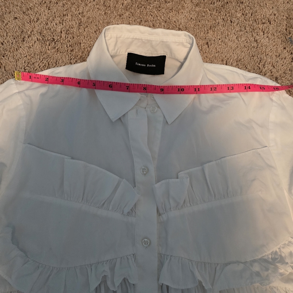 Simone Rocha White Blouse - Picture 4 of 7